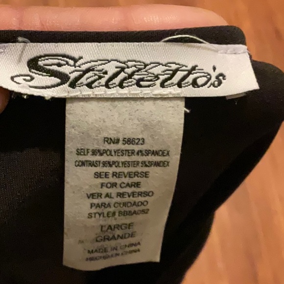 Black and leopard jumpsuit. - Picture 5 of 6